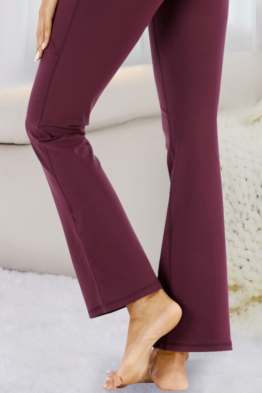 Pocketed High Waist Active Pants (Multiple colors available)