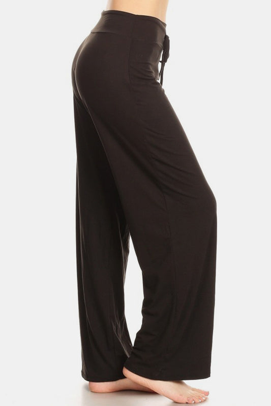 Solid Black - Lounge Pants