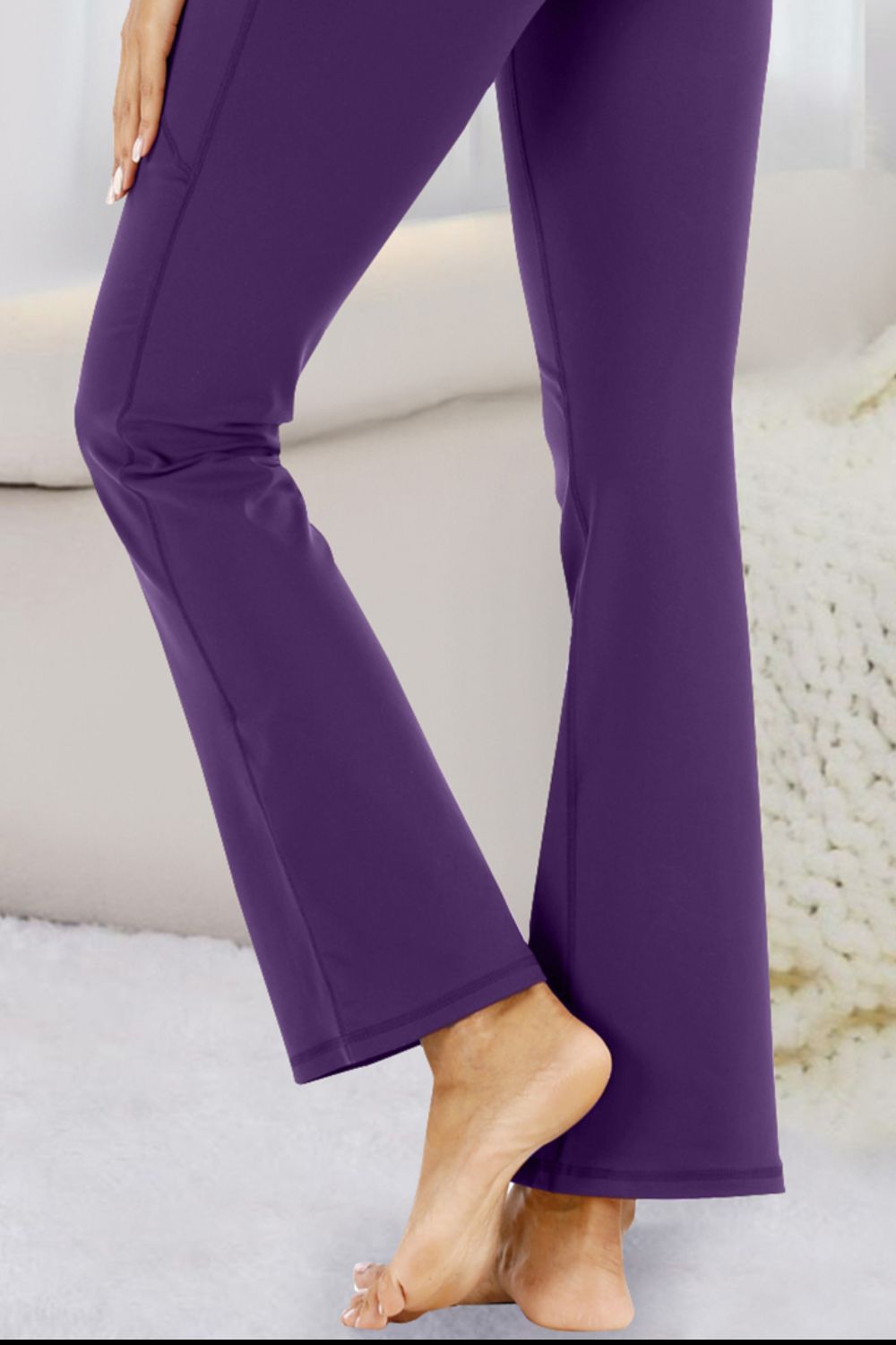 Pocketed High Waist Active Pants (Multiple colors available)