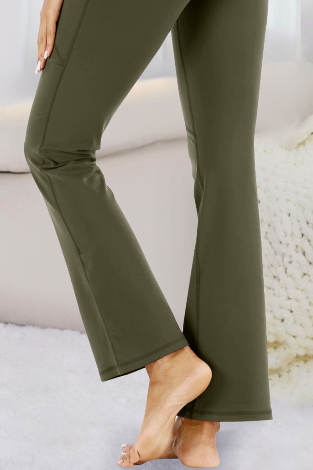 Pocketed High Waist Active Pants (Multiple colors available)