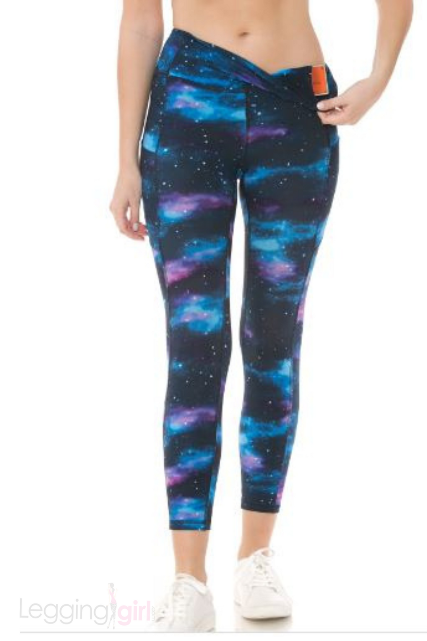 Athletic Pocket  Capri -  Galaxy