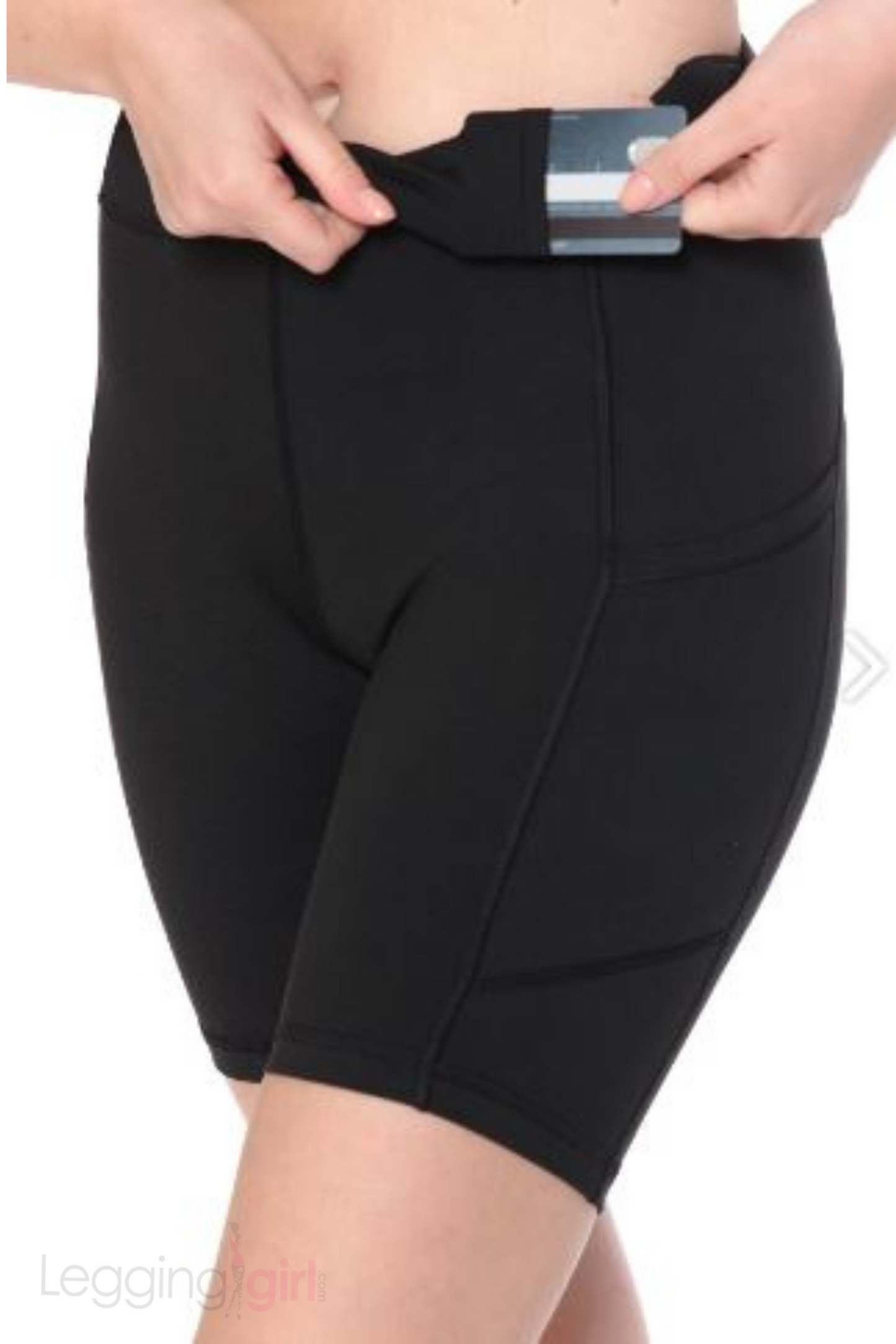 Athletic Pocket  Shorts - Black