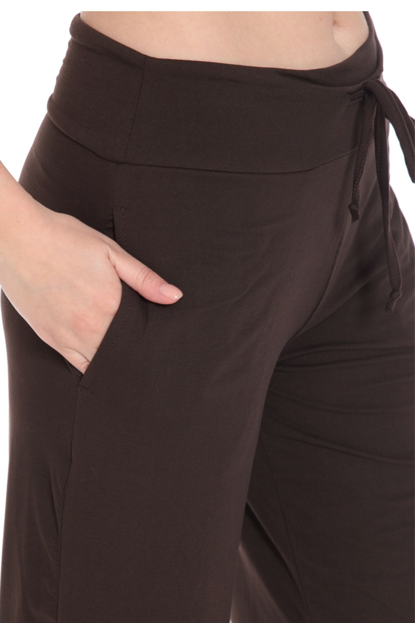 Solid Brown - Pocket Lounge  Pants