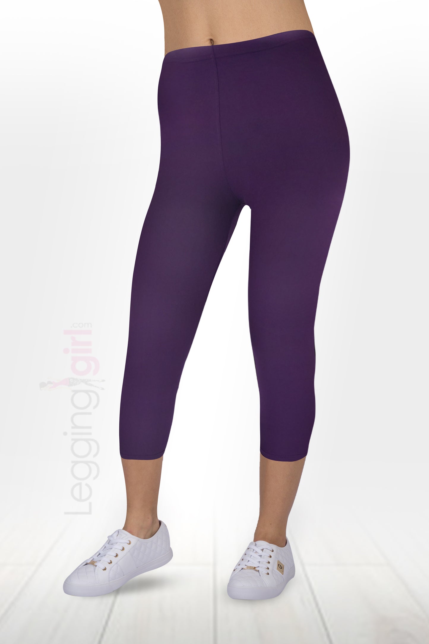 Solid Purple Capri