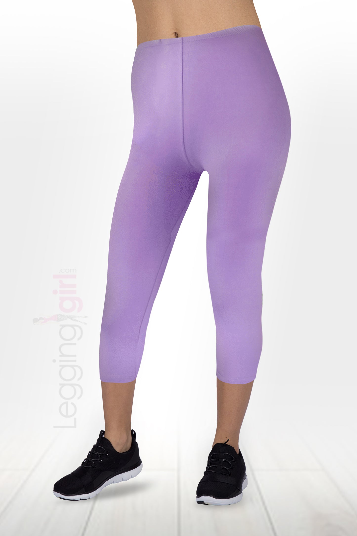 Solid Lilac Capri