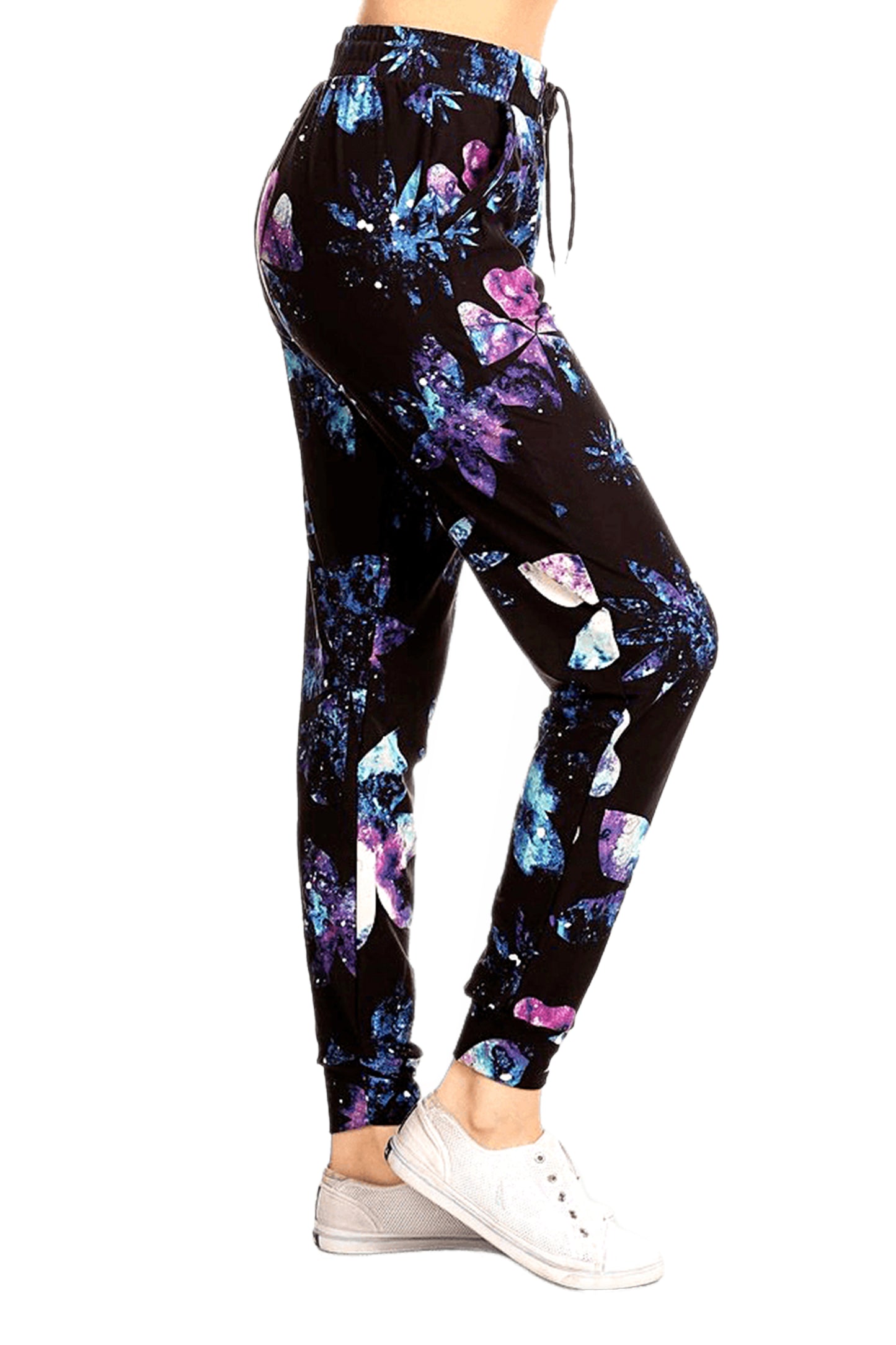 Floral Galaxy Jogger