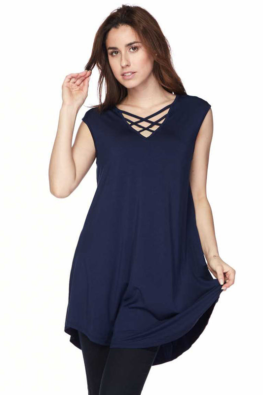 Bella Top - Navy